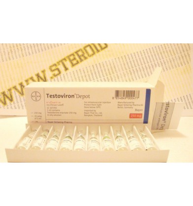 Testoviron Depot (Testosterone Enanthate) Bayer Schering, 250mg/1ml