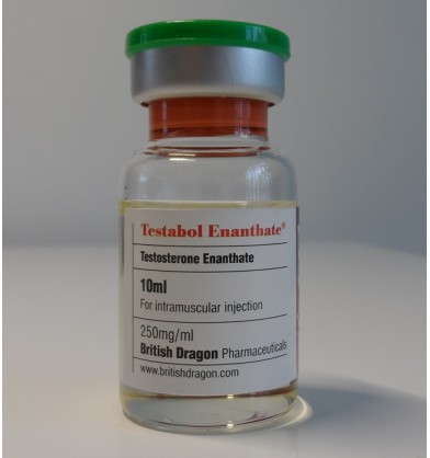 Testabol Enanthate (Testosterone Enanthate) British Dragon, 250 mg / ml, 10 ml